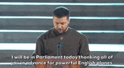 Uk Parliament Zelensky GIF by GIPHY News