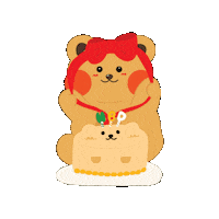 Birthday Bear Sticker