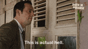 This Is Hell Dip GIF by Death In Paradise
