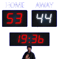 44 Away Sticker