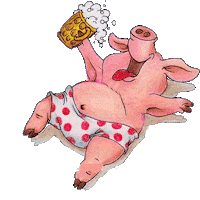 party drinking STICKER