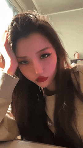 Tired Cute Girl GIF
