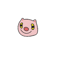 farm animal pink Sticker by nicole zaridze