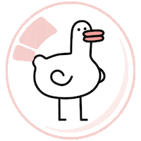wordduck dance dancing duck word Sticker