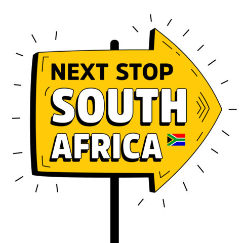 meetsouthafrica travel holiday arrow vacation Sticker
