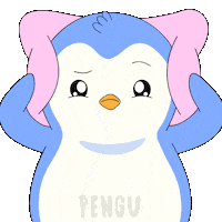 No Way Smh Sticker by Pudgy Penguins