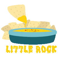 Little Rock Nachos Sticker by Little Rock, Arkansas