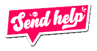 Send Help Sticker by Homepage.rs