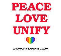 unifyapparel culture positivity diversity unify Sticker
