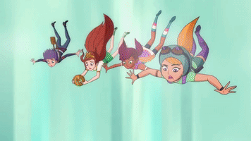 mysticonsofficial fall group em piper GIF