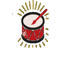 SannanVerstas marketing drums sannanverstas sannan-verstas Sticker