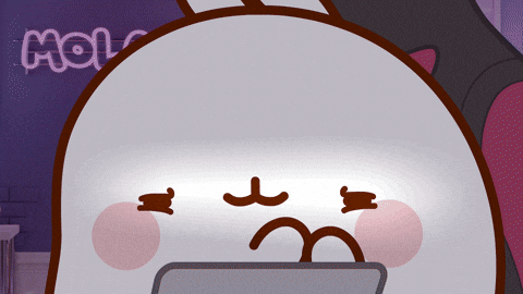Shocked Freak Out GIF by Molang