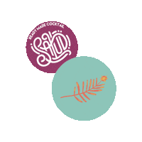 SaludCocktails salud cocktails malabar ginbasil Sticker