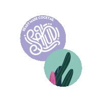 SaludCocktails salud malabar cockatils ginbasil Sticker