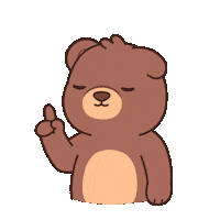 Disappointed No Way Sticker by BEARISH
