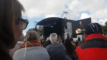 Yusuf Islam Performs 'Peace Train' at Christchurch Remembrance Service