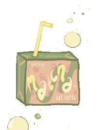 Matcha Oatmilk Sticker