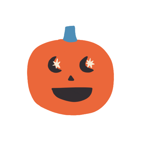 happygoluckydesign halloween pumpkin zoe wodarz happy go lucky Sticker