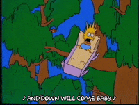 season 7 falling baby GIF