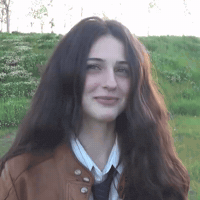 Smile Girl Thank You GIF