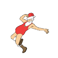Drunk Christmas Sticker by Tiffany Cooper