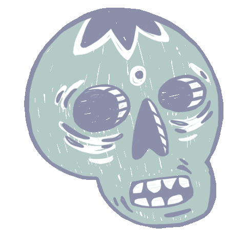 Skull Bones Sticker