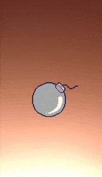 bottegallery orange bomb GIF