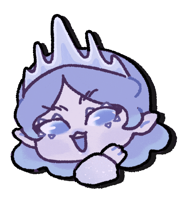 Ice Queen Laugh Sticker by Polygonal Mind