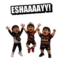 Eshay Celebrate Sticker by Chipstronghold TV