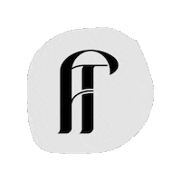 Folieatrois_ monogramme folie à trois folieàtrois foliegirls Sticker