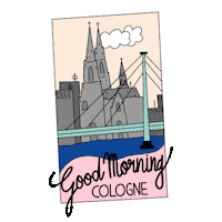 Coffee Cologne Sticker by CreativeMornings CGN