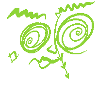 Halloween Face Sticker