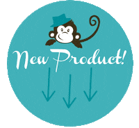 littlemonkeydesigns new product little monkey designs Sticker