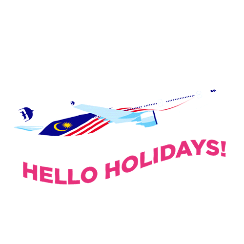 Malaysia Flag Hello Sticker by Malaysia Airlines