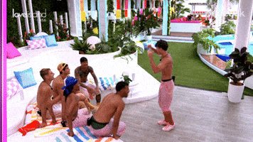 Excited Love Island GIF by Peacock