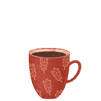 atsumaias coffee tea cup mug Sticker