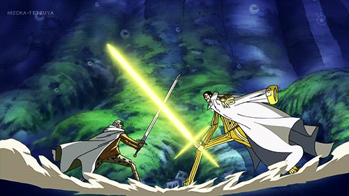 one piece fighting GIF