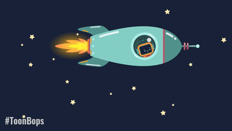 Shooting Stars Space GIF by Treehouse Direct