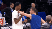friends smile GIF by NBA