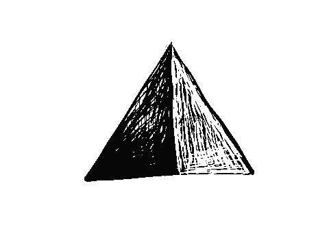 Spinning Triangle Sticker