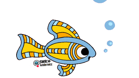animation fish Sticker by SWR Kindernetz