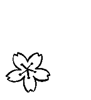 花 Cherry Blossom Sticker