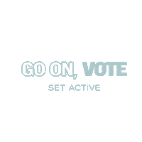 Go On Vote Sticker by SET ACTIVE