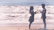 beach love GIF