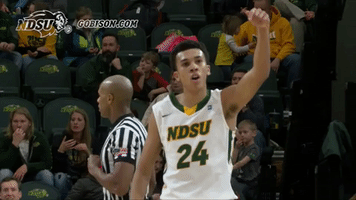 north dakota state basketball GIF by NDSU Athletics