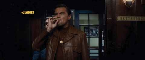 leonardo dicaprio entrance GIF by Once Upon A Time In Hollywood