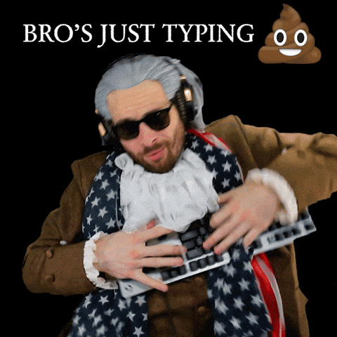 Keyboard Just Typing GIF
