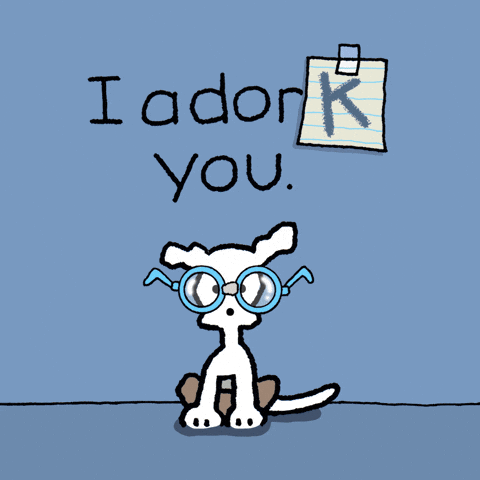 I Adore You GIF by Chippy the Dog