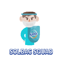 SolbacPH clean spray sds sanitize Sticker