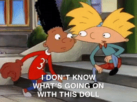 hey arnold nick splat GIF